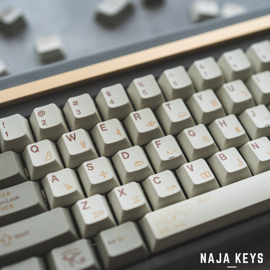 [Monthly Run]  NAJA PBT Retro Customisable Keycaps (Closed)