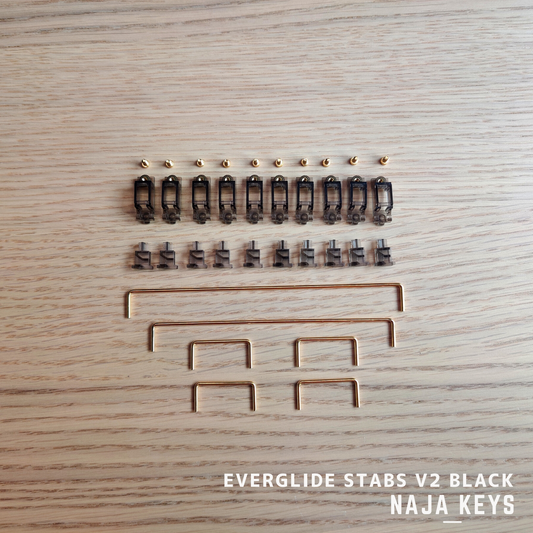 Everglide Stabilisers V2 set (Black/Clear)
